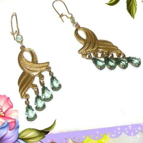 Handcrafted Chandelier Earrings - Picture 6 of 6